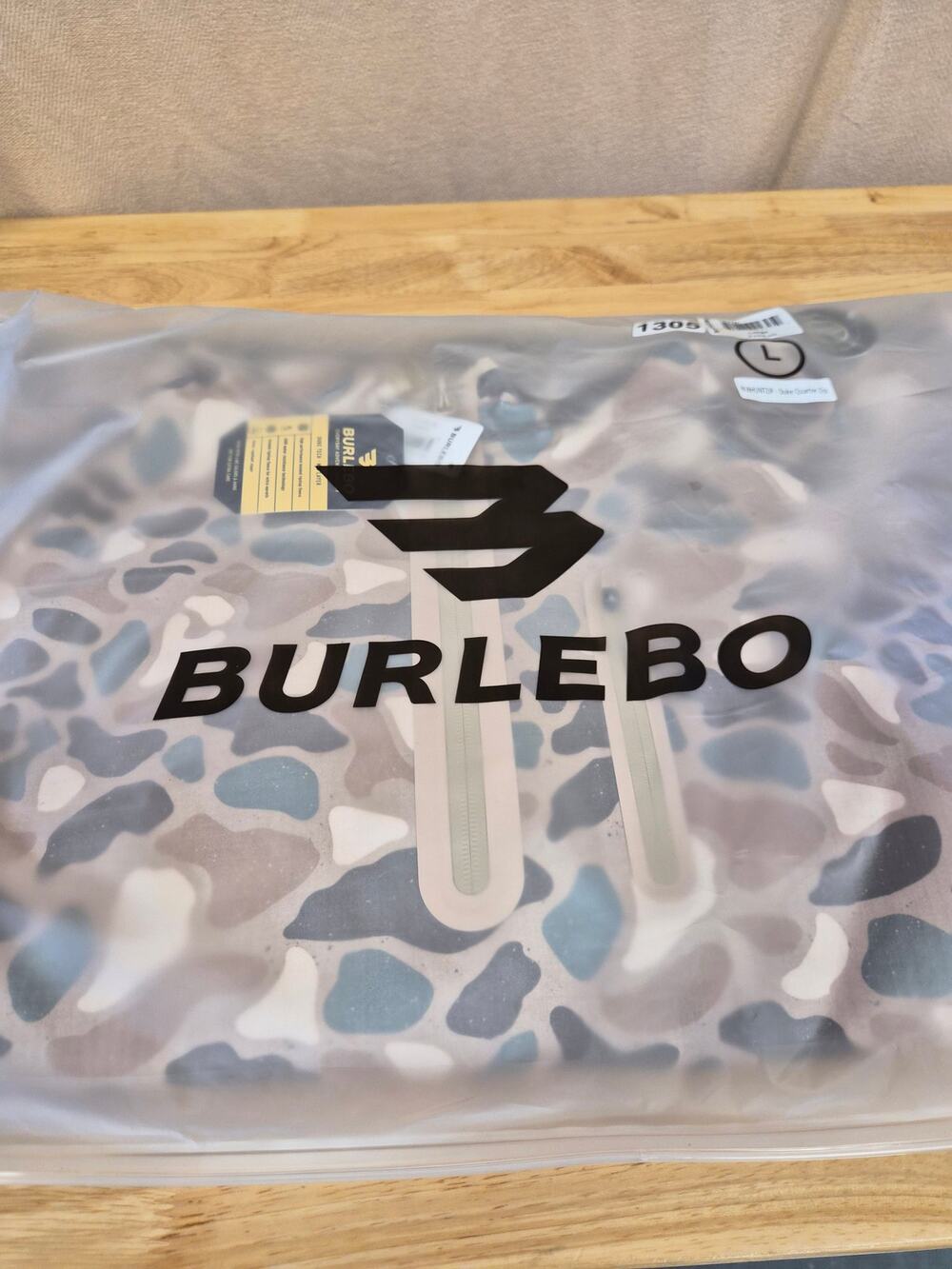 NWT Burlebo Men's Duke Tech Mid Layer Camo Pullover Size 2XL (1304)
